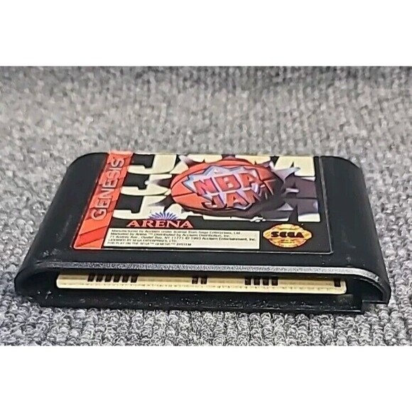 Vintage NBA Jam Sega Genesis Untested Cartridge Only - Picture 3 of 3